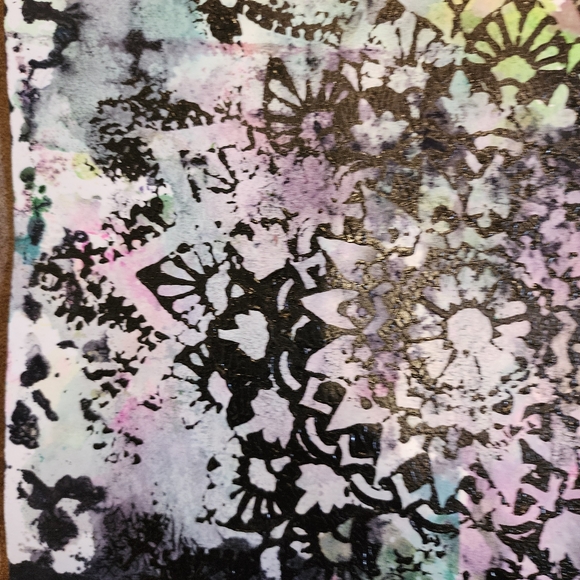 HANDCRAFTED Abstract Frame Painting HANDPAINTED Artwork HANDMADE Wall Art Decor - Picture 15 of 17